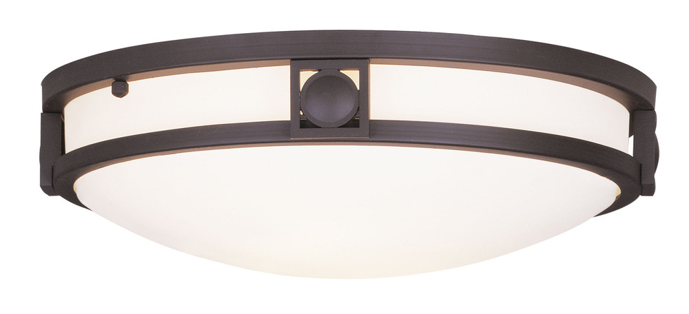 2 Light Bronze Ceiling Mount