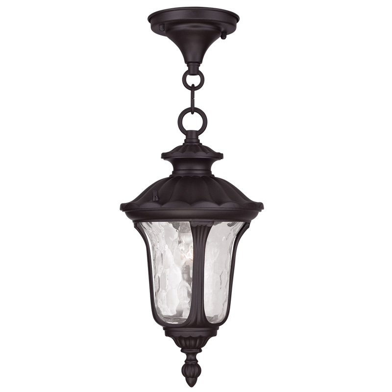 1 Light Bronze Chain Lantern