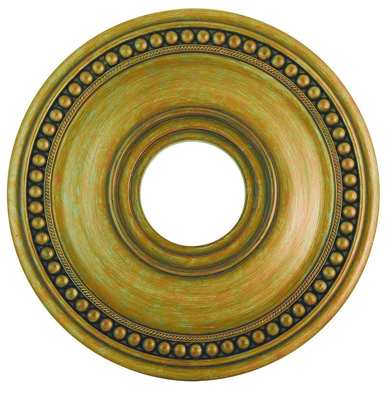 Antique Gold Leaf Ceiling Medallion