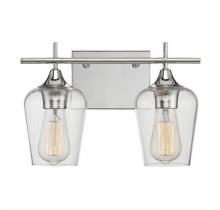 Savoy House 8-4030-2-11 - Octave 2-Light Bathroom Vanity Light in Polished Chrome