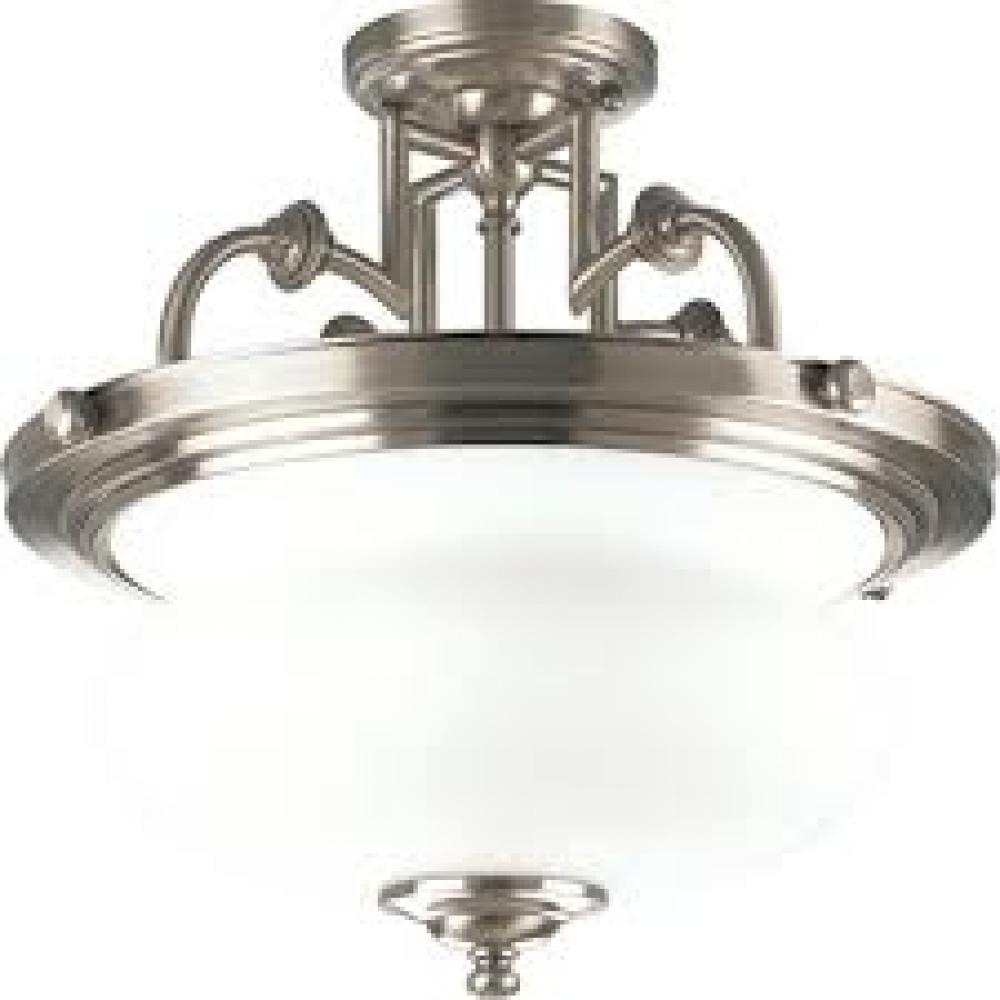 Harmony Collection Three-Light 18-1/4" Semi-Flush Convertible