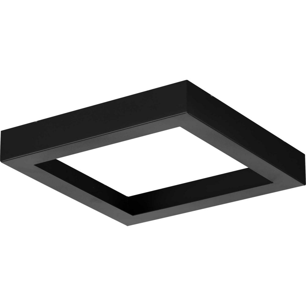 Everlume Collection Black 7" Edgelit Square Trim Ring