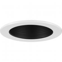  P804000-031 - 4" Black Recessed Step Baffle Trim for 4" Housing (P804N series)