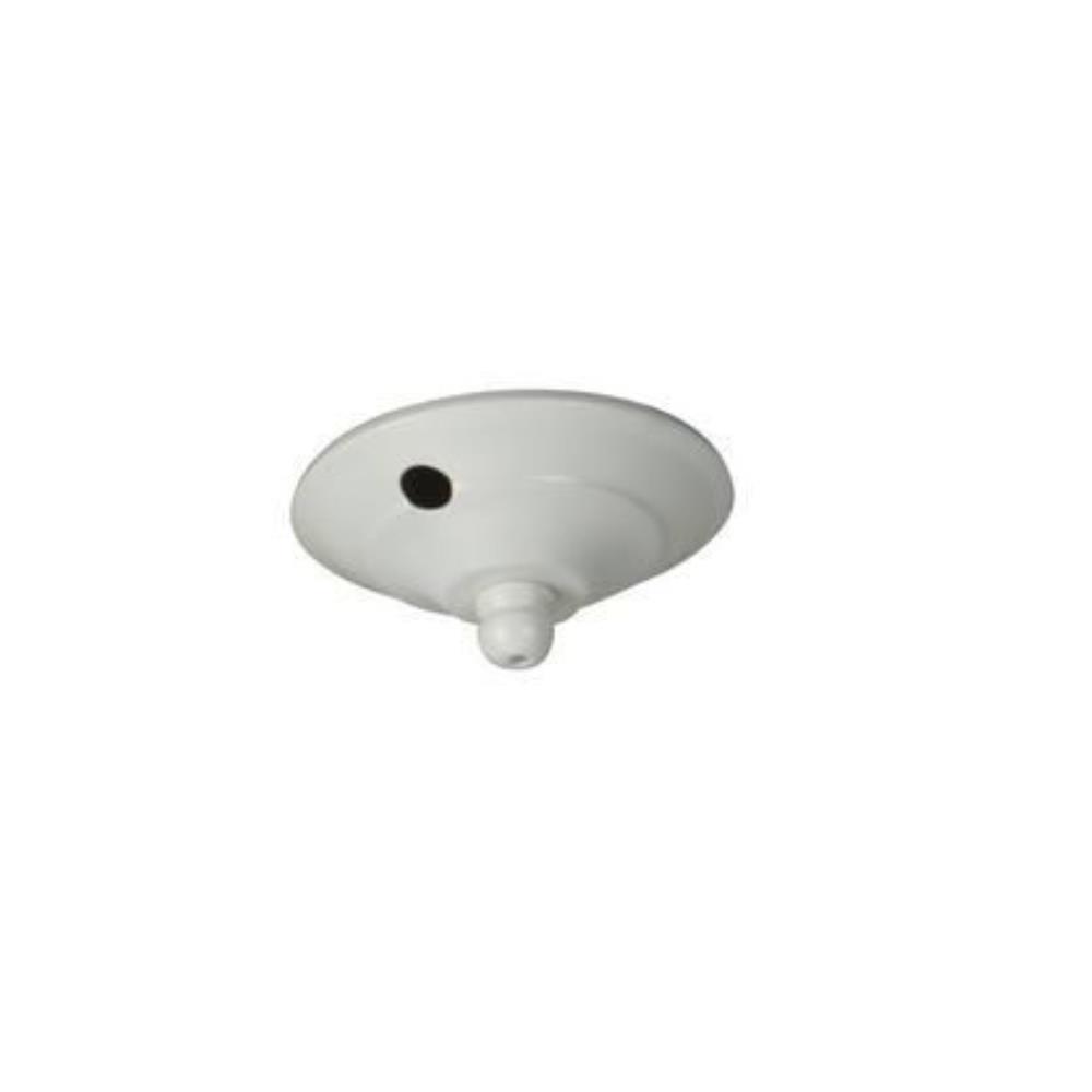 LKE 1 Hole Cap, Nut & Finial in White