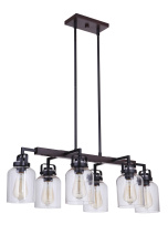 Craftmade 53676-FBDT - 6 Light Island