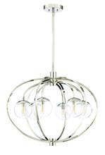 Craftmade 45526-PLN - Piltz 6 Light Chandelier in Polished Nickel