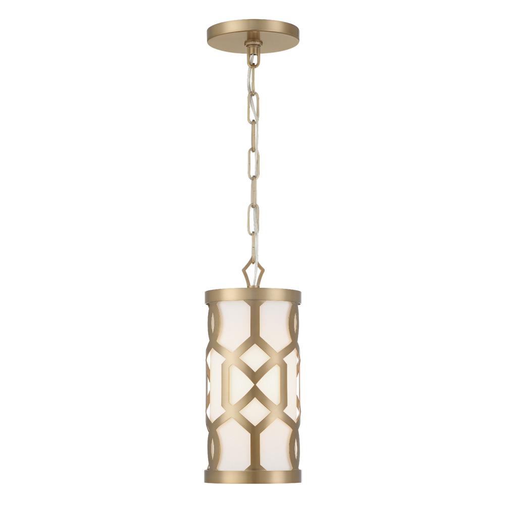 Libby Langdon Jennings 1 Light Aged Brass Mini Pendant