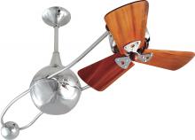  B2K-CR-WD - Brisa 360° counterweight rotational ceiling fan in Polished Chrome finish with solid sustainable