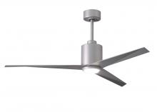  EKLK-BN-BN - Eliza-LK Three Bladed Paddle Fan in Brushed Nickel With Brushed Nickel Blades and Integrat