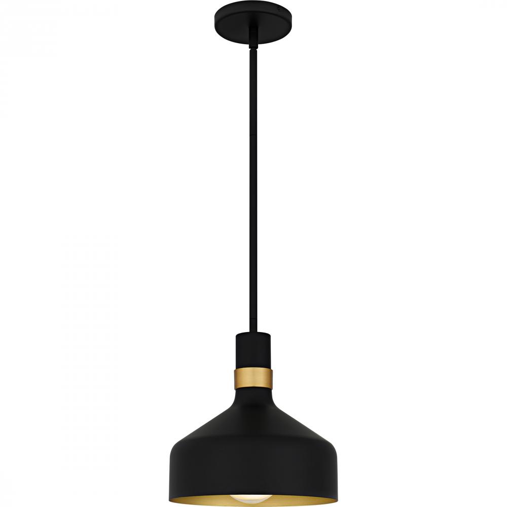 Arbor 1-Light Matte Black Mini Pendant