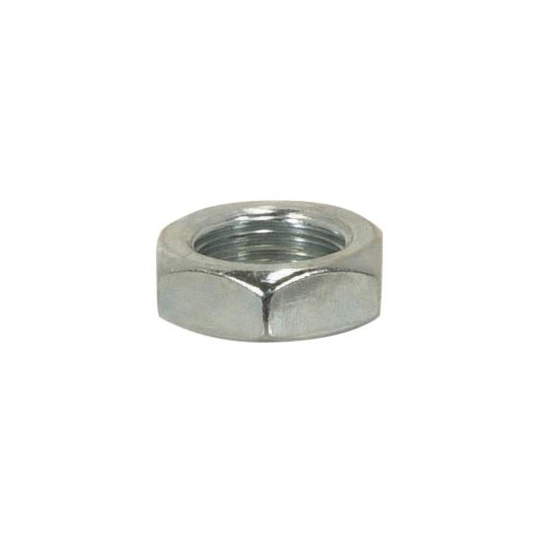 Steel Locknut; 1/8 IP; 9/16" Hexagon; 3/16" Thick; Unfinished