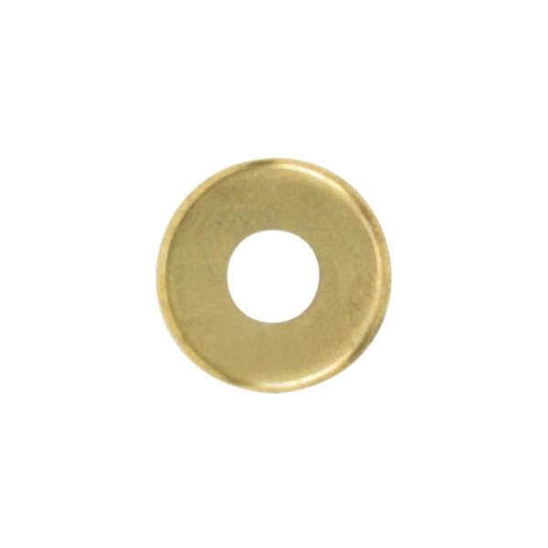 Turned Brass Check Ring; 1/8 IP Slip; Burnished And Lacquered; 3/4" Diameter