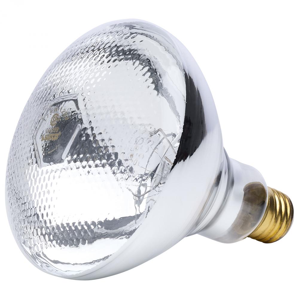 125 Watt BR38 Incandescent; Clear Heat; Medium Base; 120 Volt