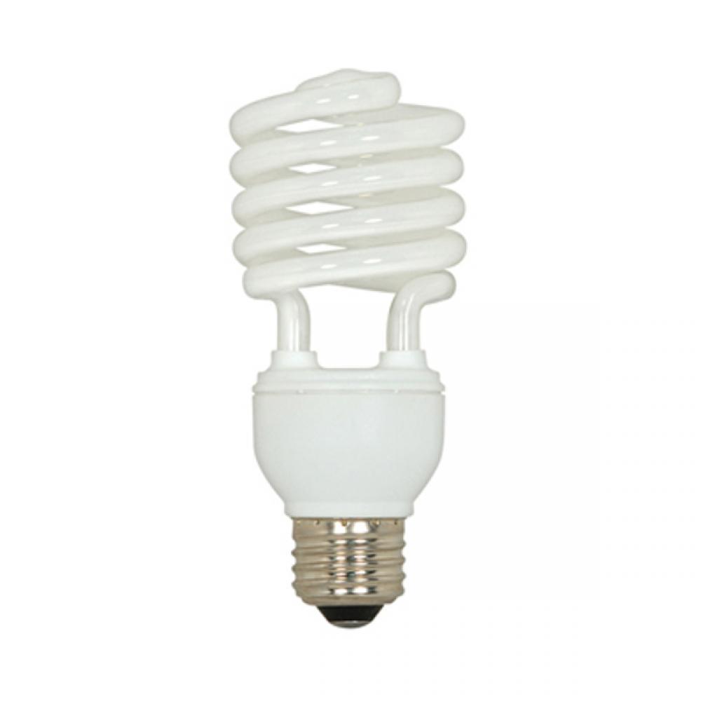 20 Watt; Mini Spiral Compact Fluorescent; 2700K; 82 CRI; Medium base; 120 Volt