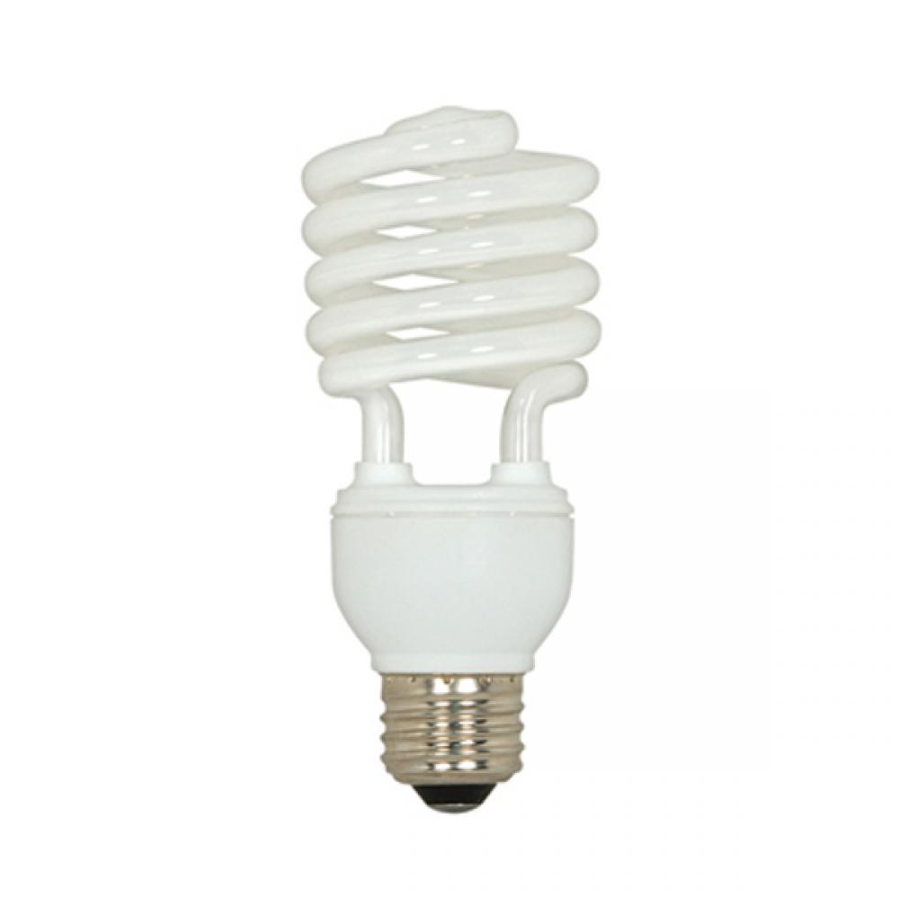 23 Watt; Mini Spiral Compact Fluorescent; 2700K; 82 CRI; Medium base; 120 Volt