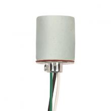 Satco Products Inc. 80/1202 - Keyless Porcelain Socket; 1/8 IP Cap; With Set Screw; 61" AWM B/W 150C; CSSNP Screw Shell;