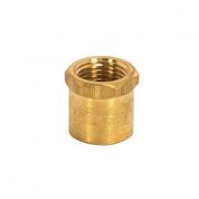 Satco Products Inc. 90/2154 - Brass Coupling; Unfinished; 3/4" Long; Hexagon Head Coupling; 1/8 IP