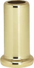 Satco Products Inc. 90/2194 - Flanged Steel Neck; 1-1/2" Height; 7/8" Bottom; Brass Plated Finish