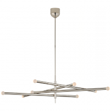  KW 5589PN-ECG - Rousseau Grande Eight Light Articulating Chandelier