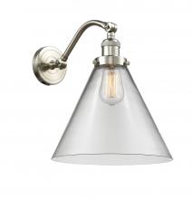  515-1W-SN-G42-L - Cone - 1 Light - 12 inch - Brushed Satin Nickel - Sconce