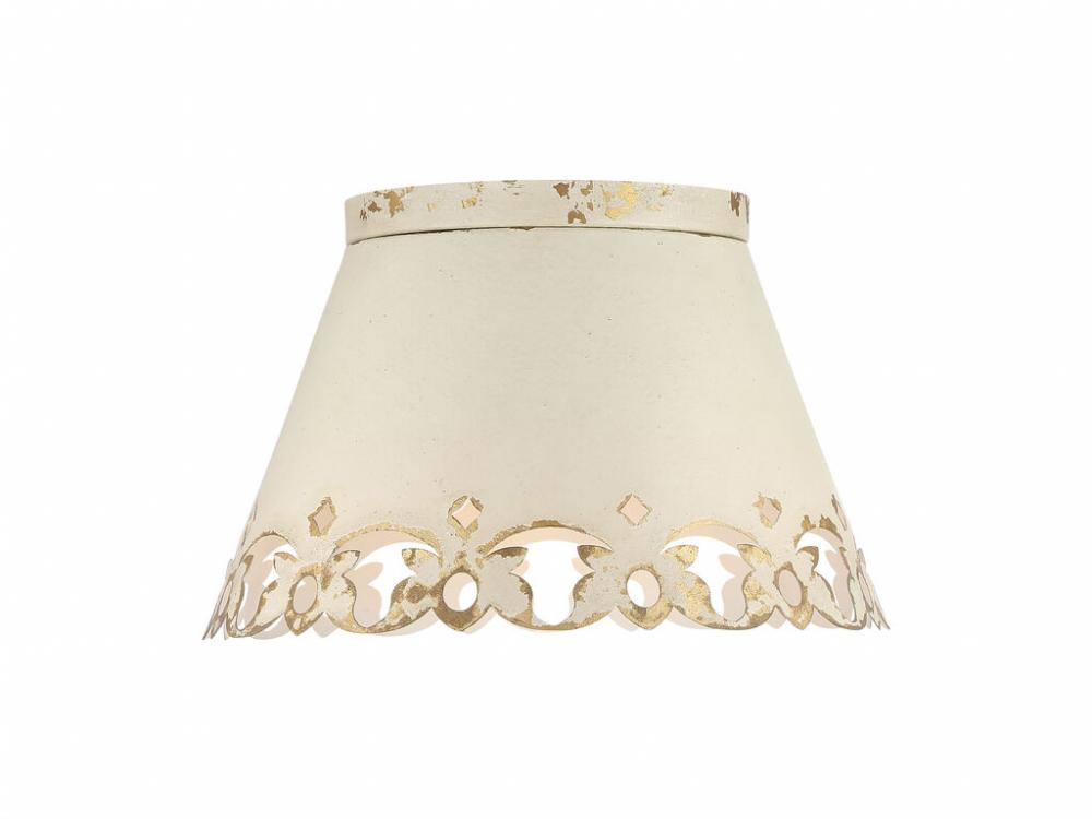 Eloise 3-Light Flush Mount in Antique Ivory