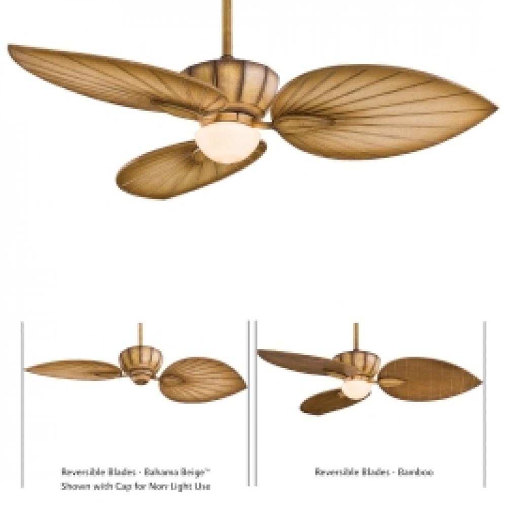 One Light Bahama Biege Ceiling Fan