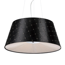 Eurofase 25625-011 - Sasso, 3Lt Pendant, Chrome/Black