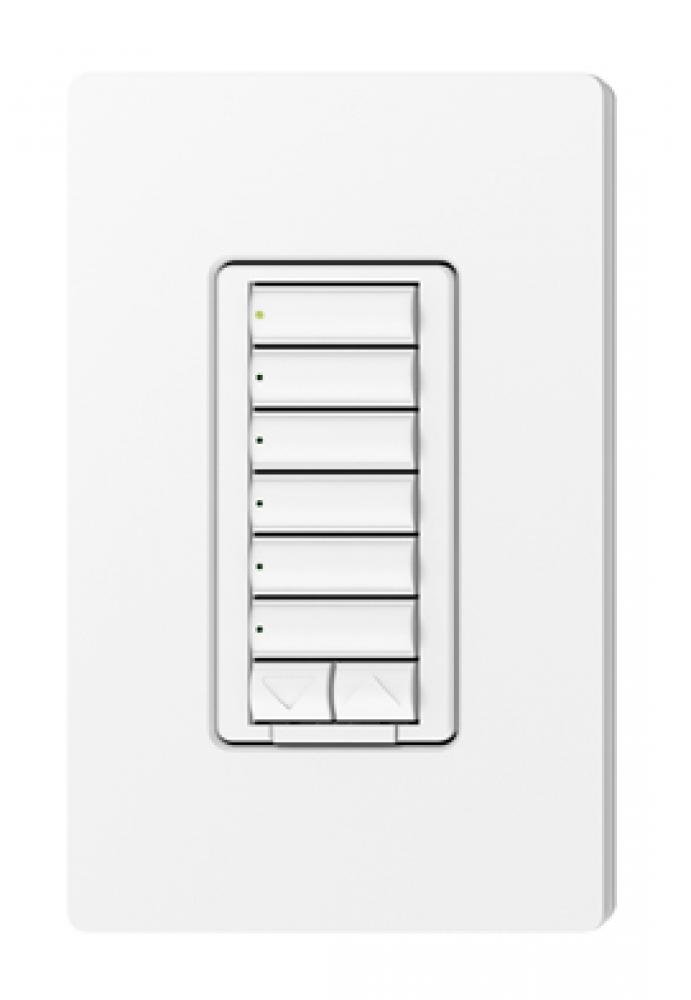 RADIORA2 6BRL WALL KEYPAD SNOW