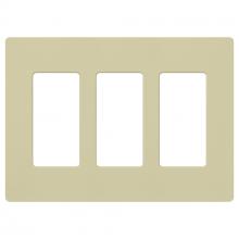 Lutron Electronics SC-3-SA - SATIN WALLPLATE 3G SA