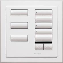 Lutron Electronics QSWE-8BRLIRI-AW - QSWE-WALLSTN 8BRLIR INS AW