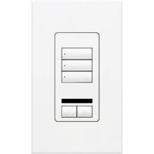 Lutron Electronics QSWS2-3BRLIRI-WH - QSWS2 WALLSTN 3BRLIR INS WH