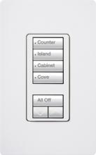 Lutron Electronics RRD-HN4S-BL - CL RA2 HYBRID 4S WALL BLACK