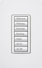 Lutron Electronics RRD-W7B-LA - RADIORA2 7B WALL KEYPAD LIGHT ALMOND