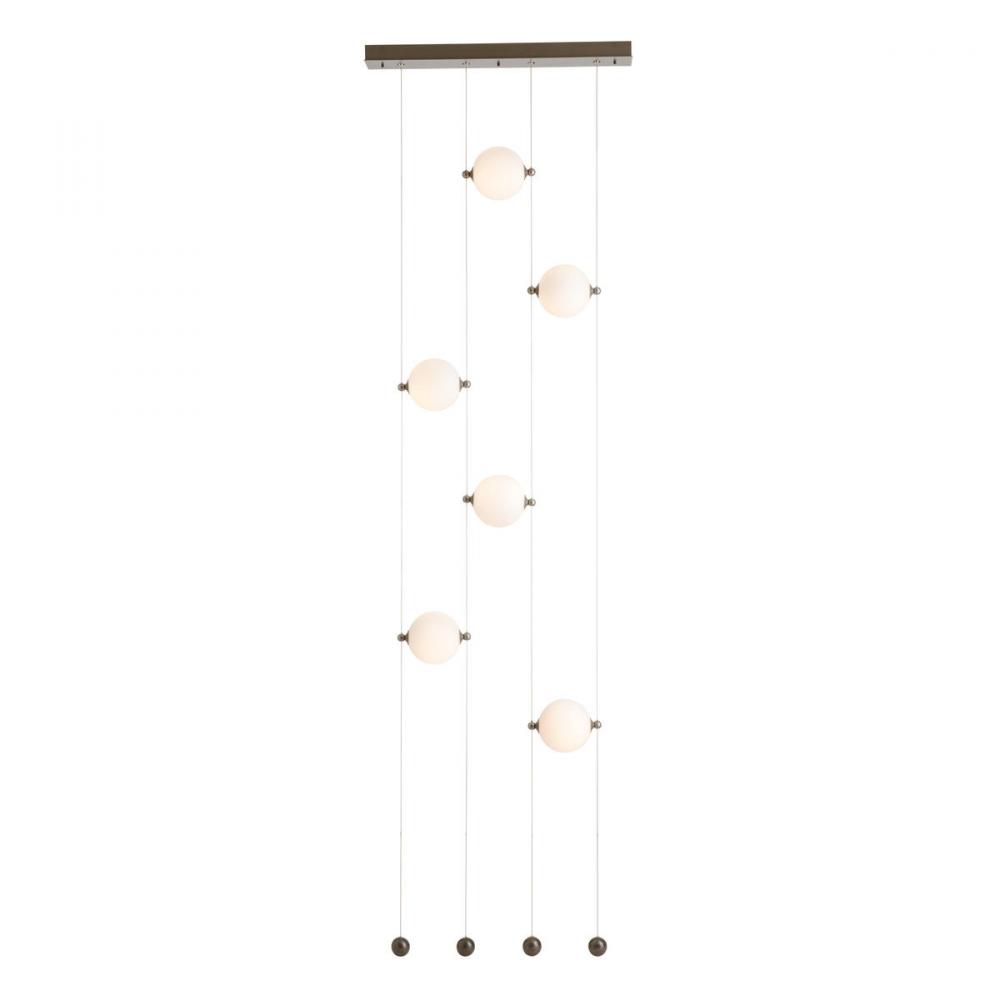 Abacus 6-Light Ceiling-to-Floor LED Pendant