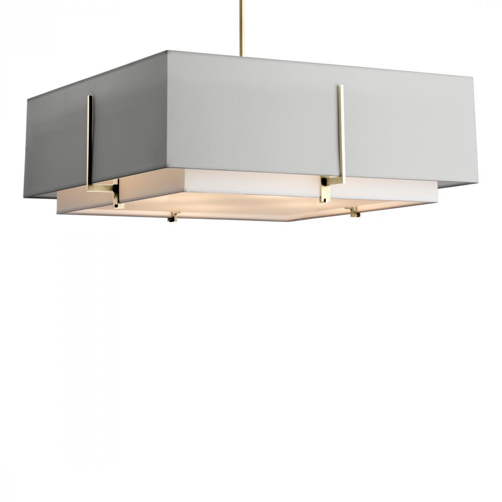 Exos Square Large Double Shade Pendant