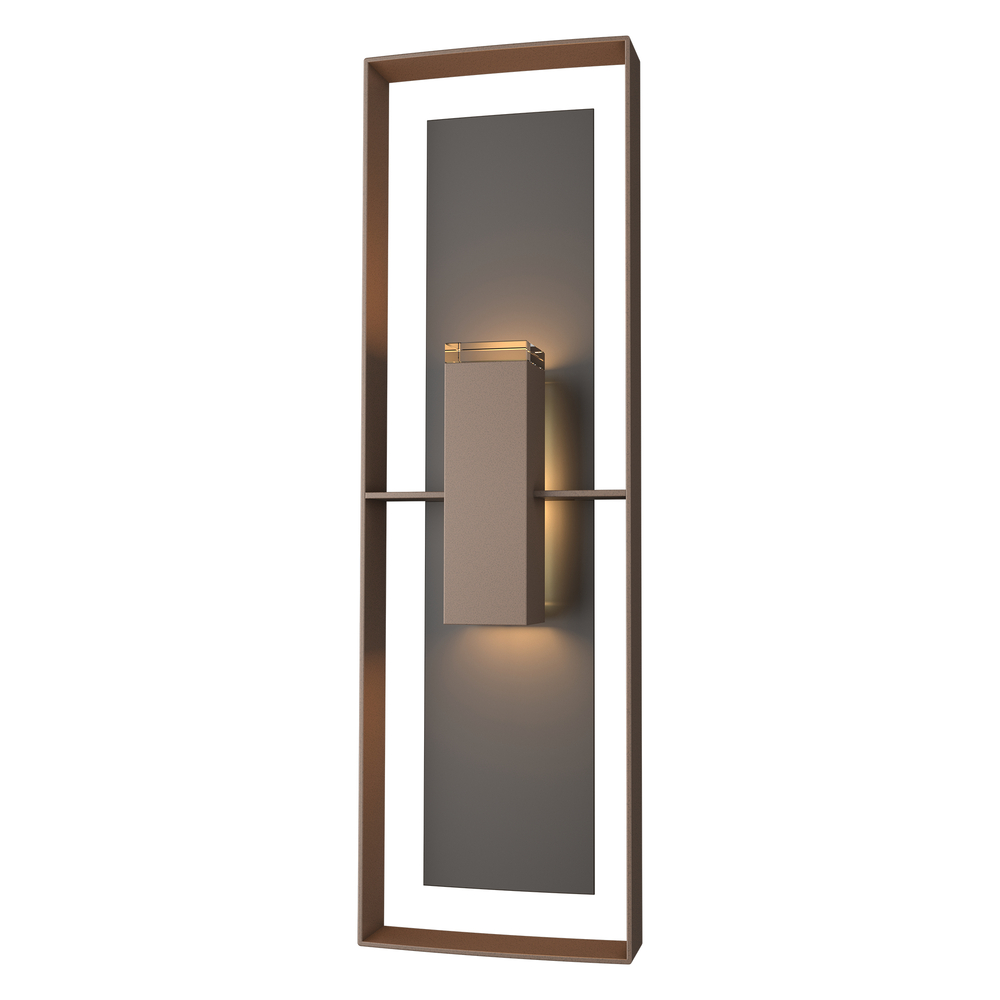 Shadow Box Tall Outdoor Sconce