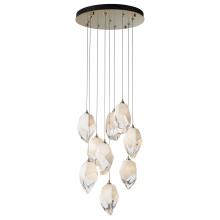 Hubbardton Forge 131141-SKT-LONG-86-WP0755 - Chrysalis 9-Light Large Crystal Pendant