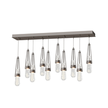  131200-SKT-STND-14-YG0434 - Link 10-Light Blown Glass Pendant