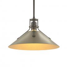 Hubbardton Forge 134550-SKT-MULT-07-84 - Henry Medium Steel Shade Pendant