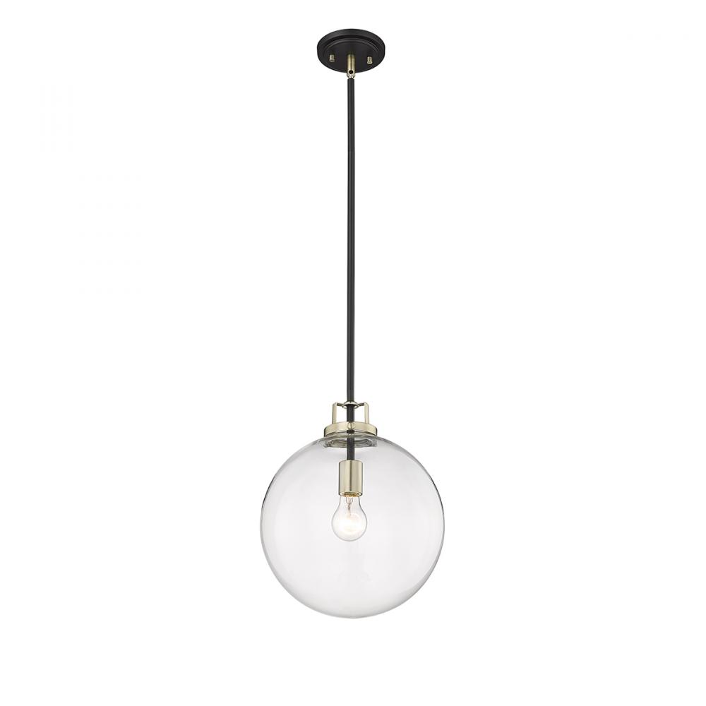 Mellrosa 1-Light Pendant light Matte Black Modern Gold