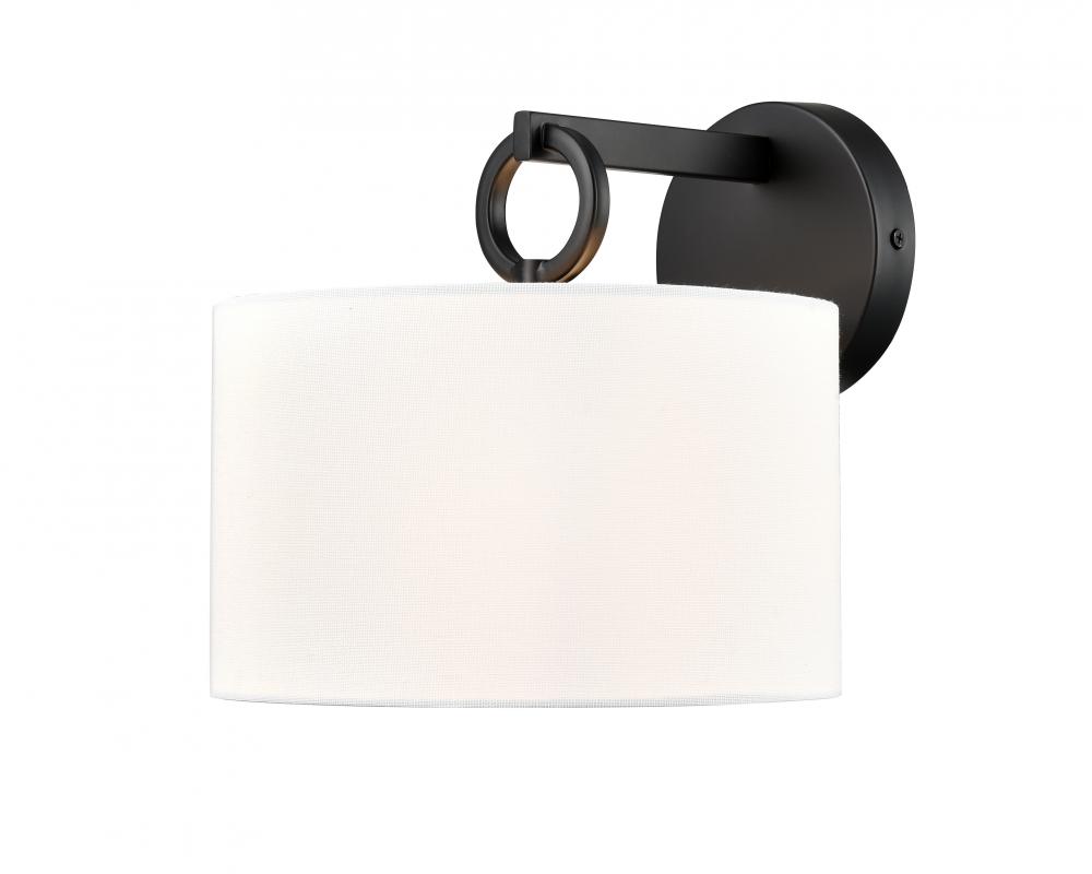 Braxstan 1-Light Wall Sconce Matte Black