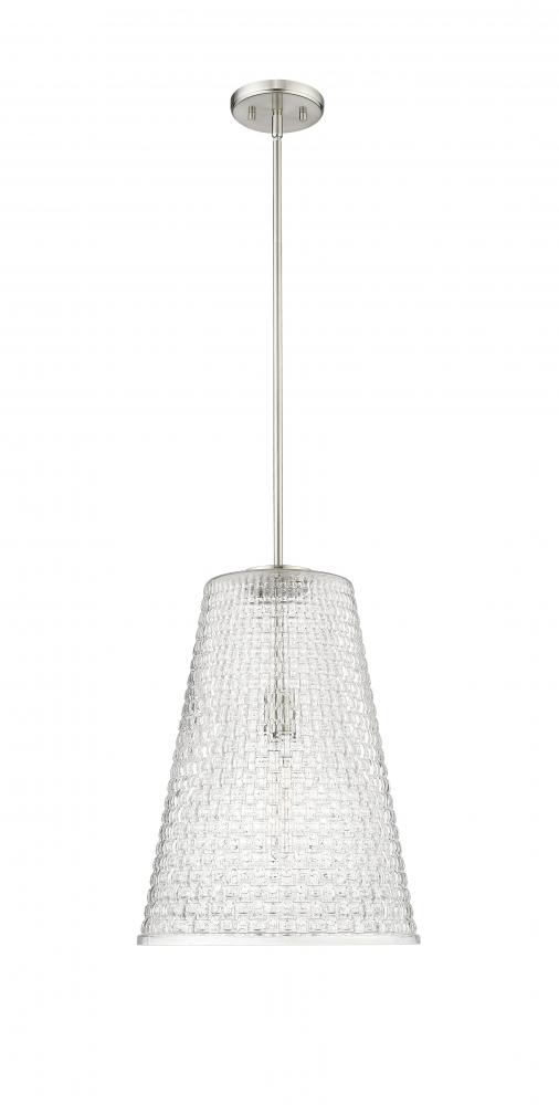 Saben 1-Light Pendant light Brushed Nickel