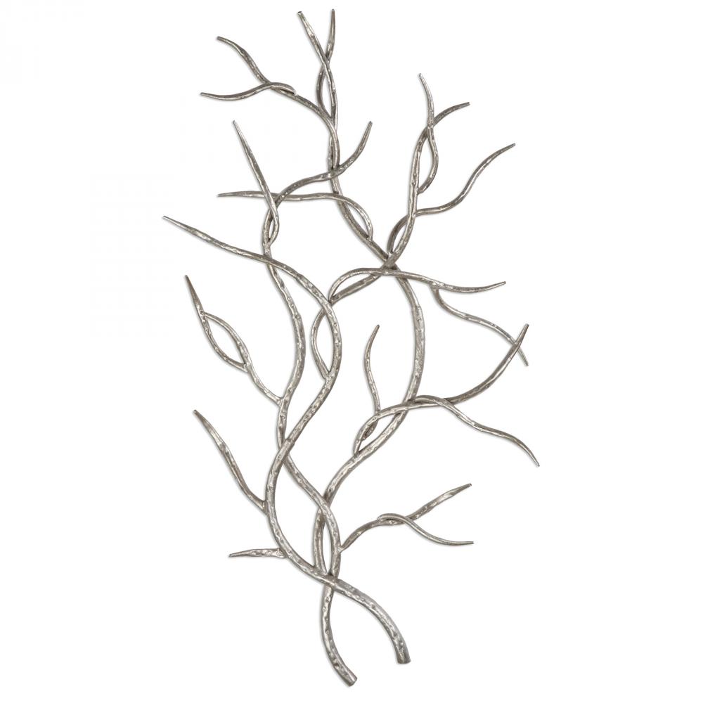 Silver Branches Wall Art S/2