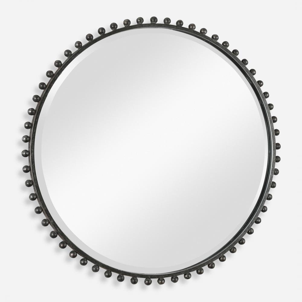 Taza Round Iron Mirror