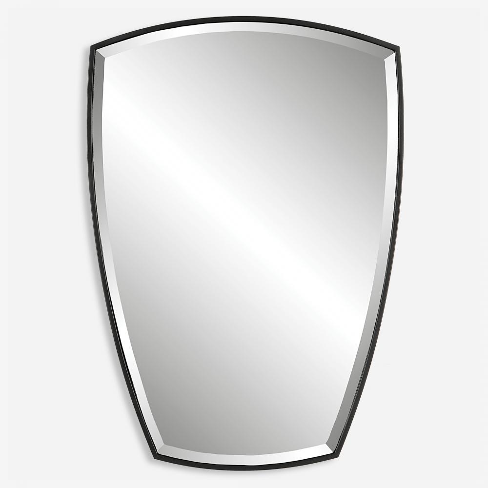 Crest Curved Iron Mirror