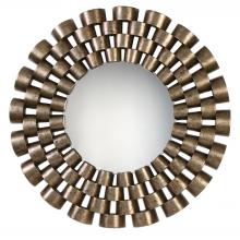 Uttermost 09136 - Taurion Silver Leaf Round Mirror