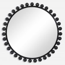 Uttermost 09694 - Cyra Black Round Mirror