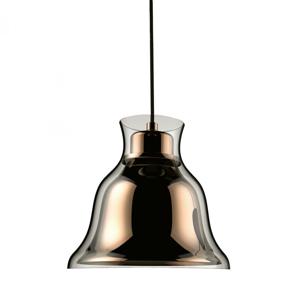 Bolero 1 Light Pendant In Gold - Includes Recess