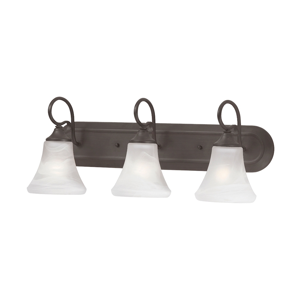 Thomas - Elipse 24'' Wide 3-Light Vanity Light - Painted Bronze