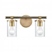 ELK Home 89861/2 - Burrow 15'' Wide 2-Light Vanity Light - Natural Brass